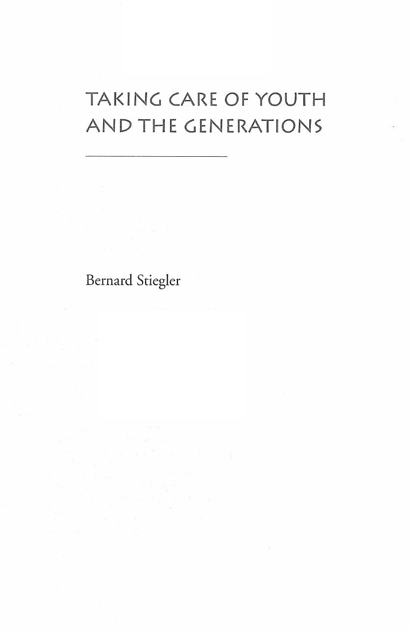 Taking Care of Youth and the Generations