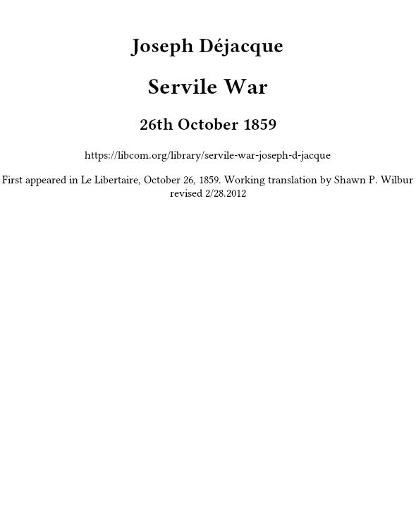 Servile War