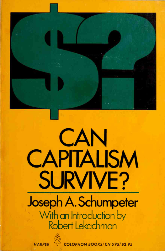 Can Capitalism Survive?