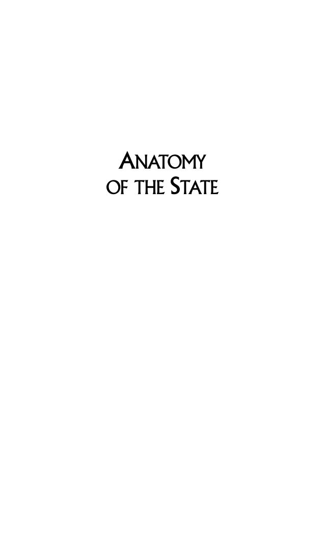 Anatomy of the State