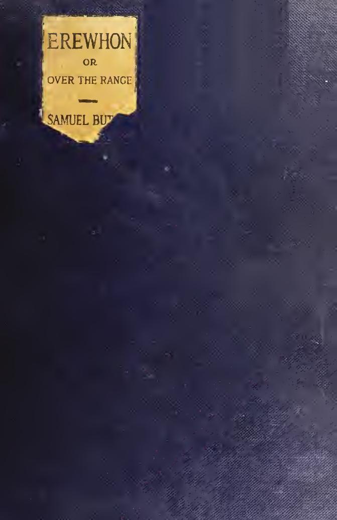 Erewhon; Or, Over the Range