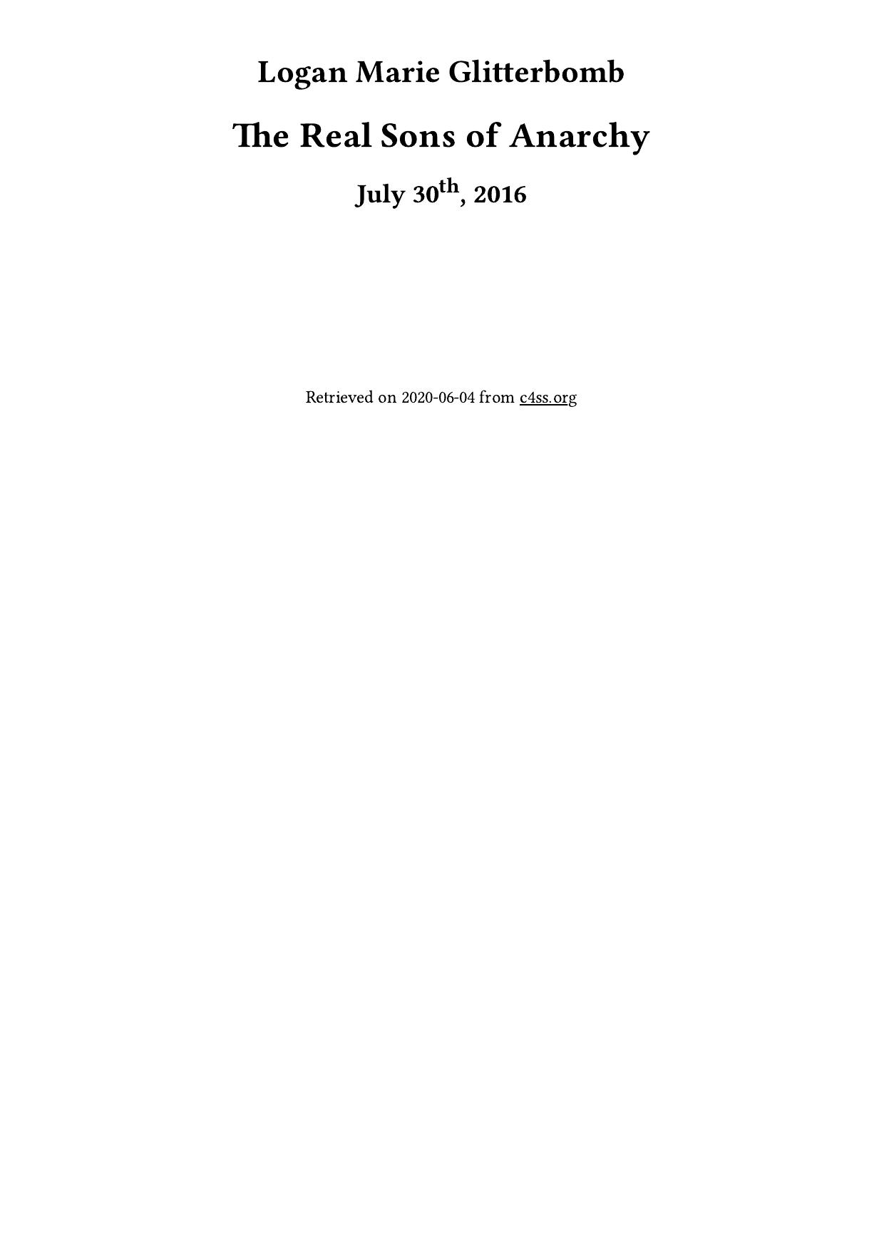 The Real Sons of Anarchy