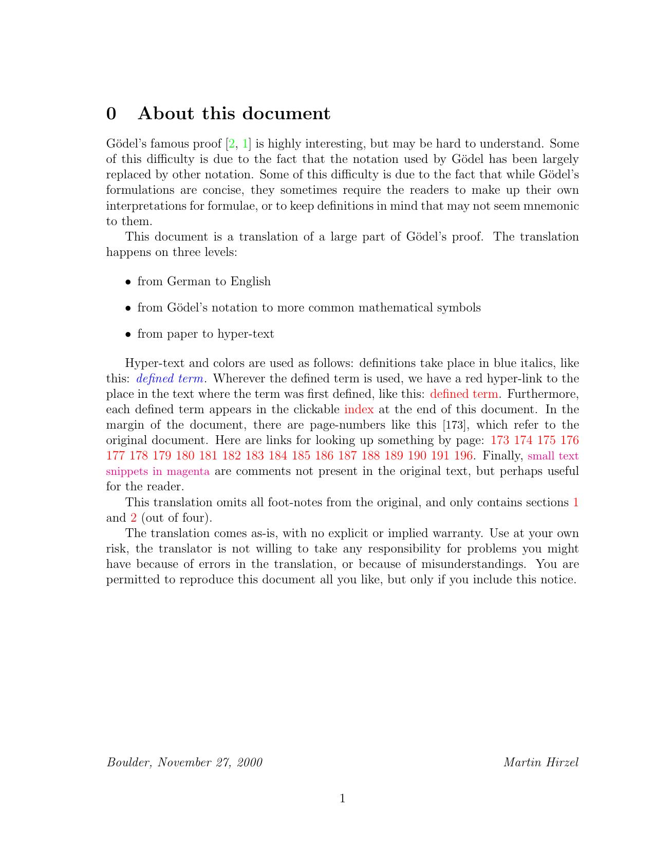 On formally undecidable propositions of Principia Mathematica & related systems