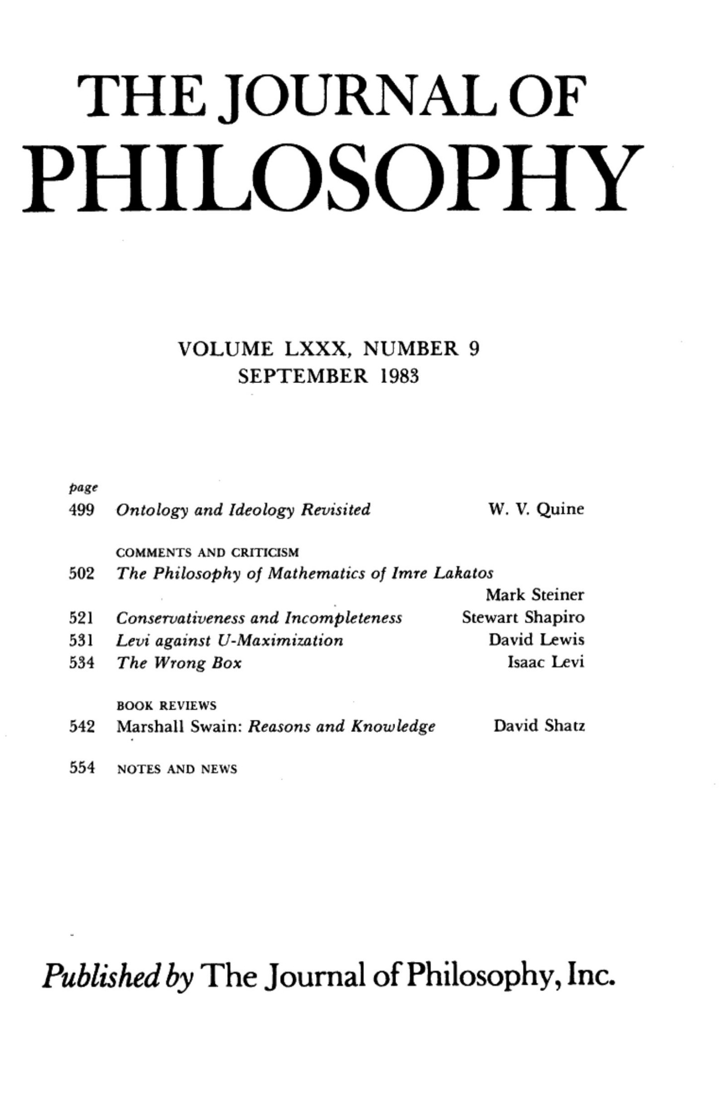 Ontology and Ideology Revisited