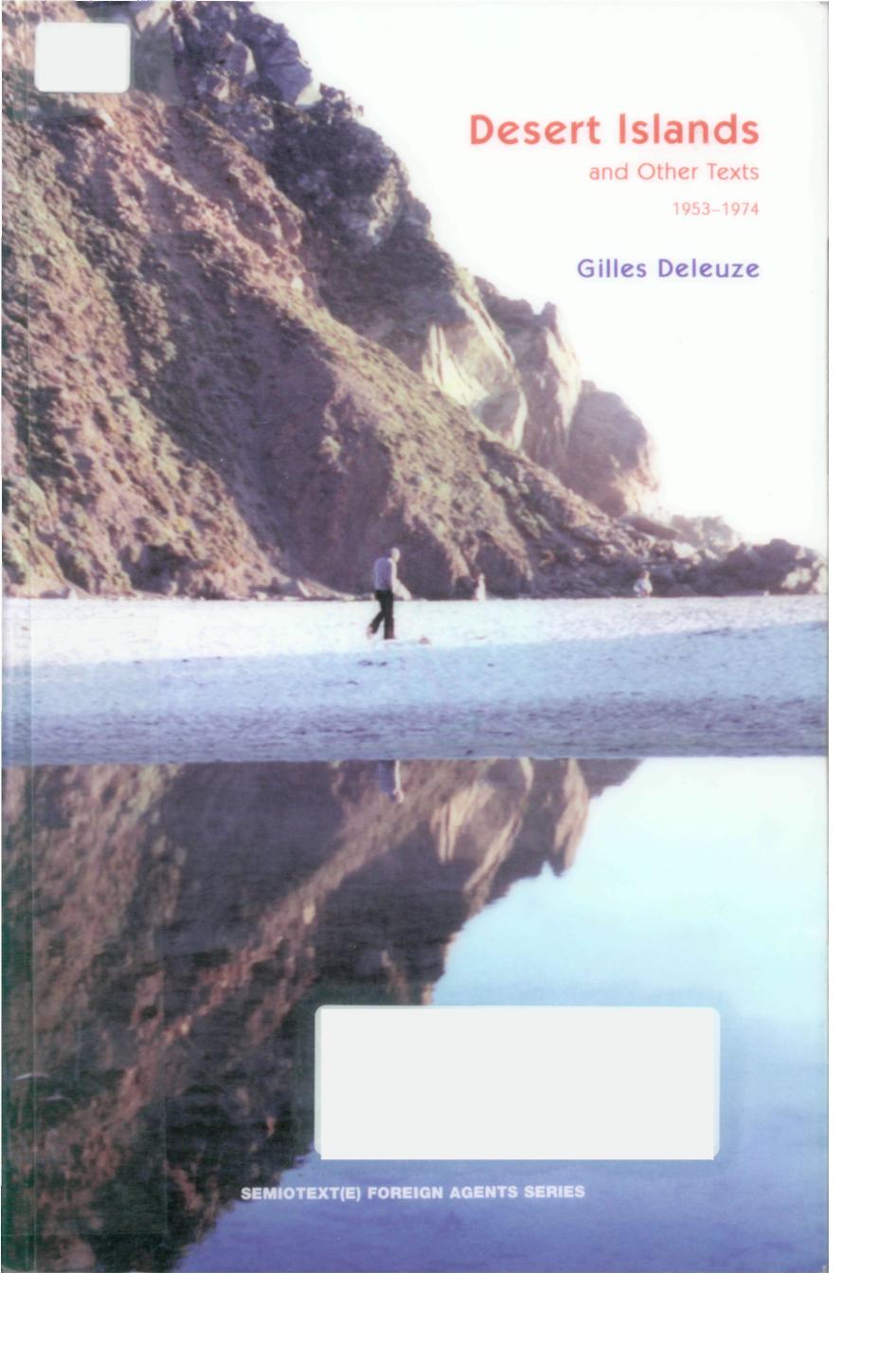 Desert Islands and Other Texts 1953-1974