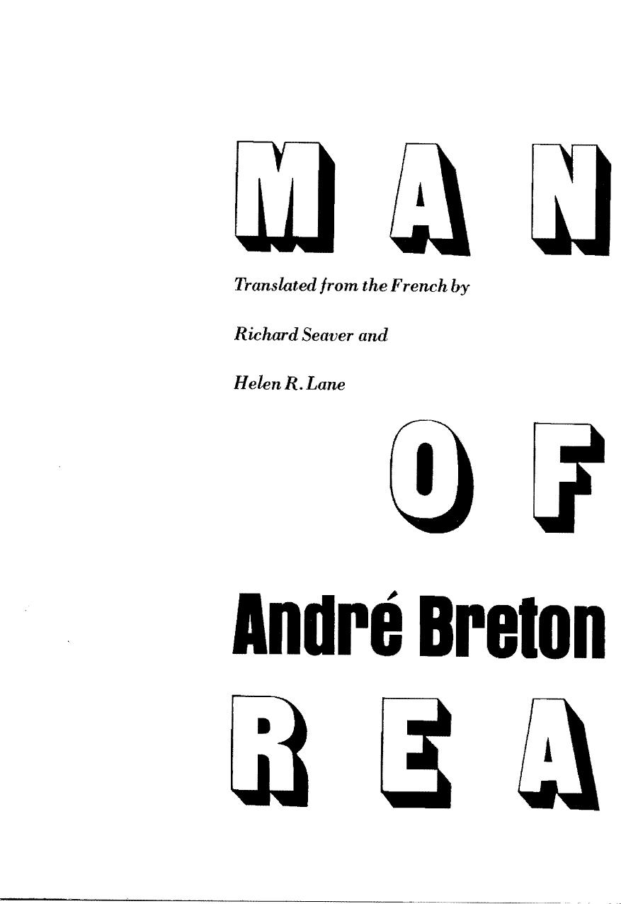 Manifestoes of Surrealism [en-1968]