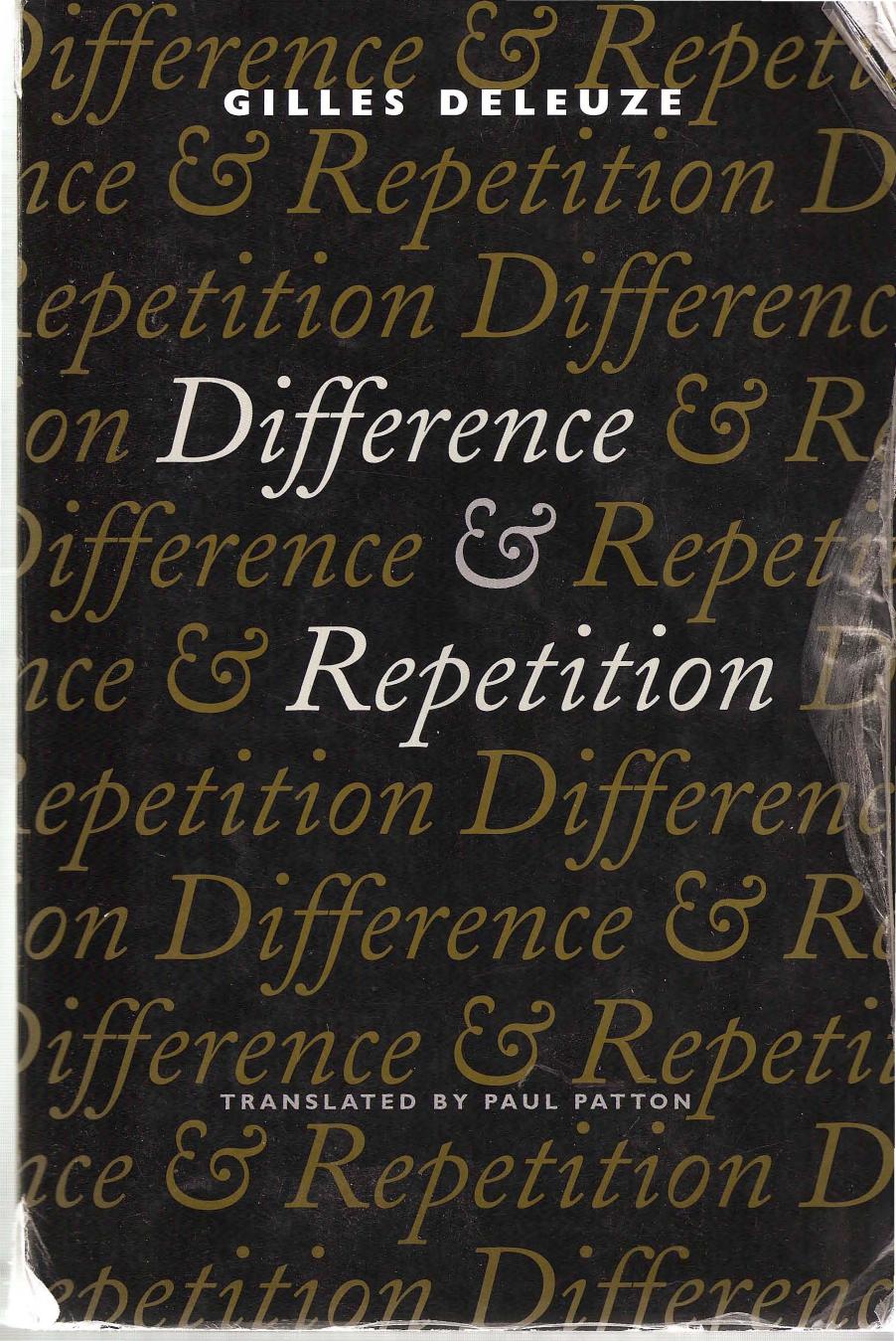 Difference & Repetition
