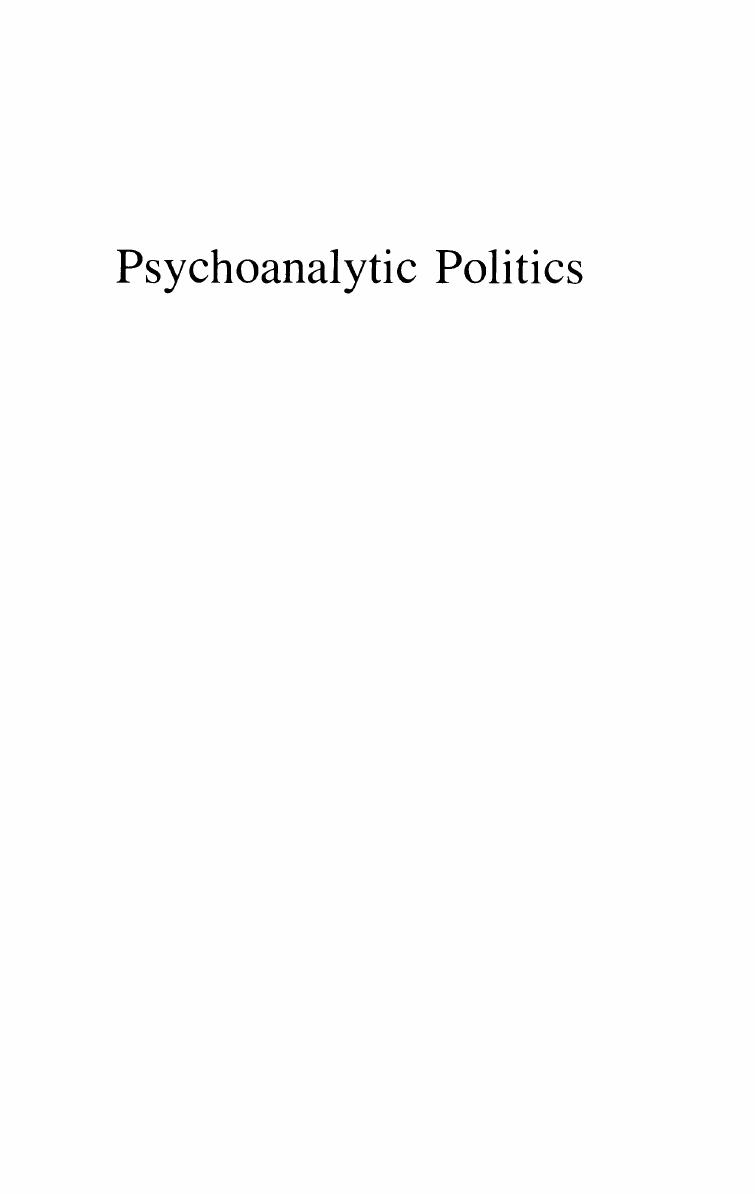 Psychoanalytic Politics: Jacques Lacan and Freud’s French Revolution