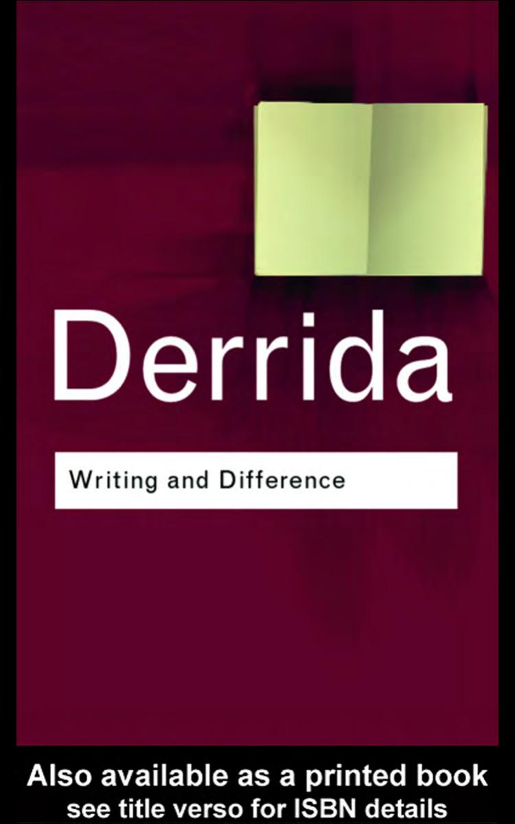 Writing and Difference (Routledge)
