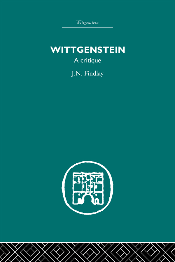 Wittgenstein: A Critique