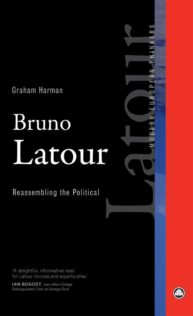 Bruno Latour: Reassembling the Political