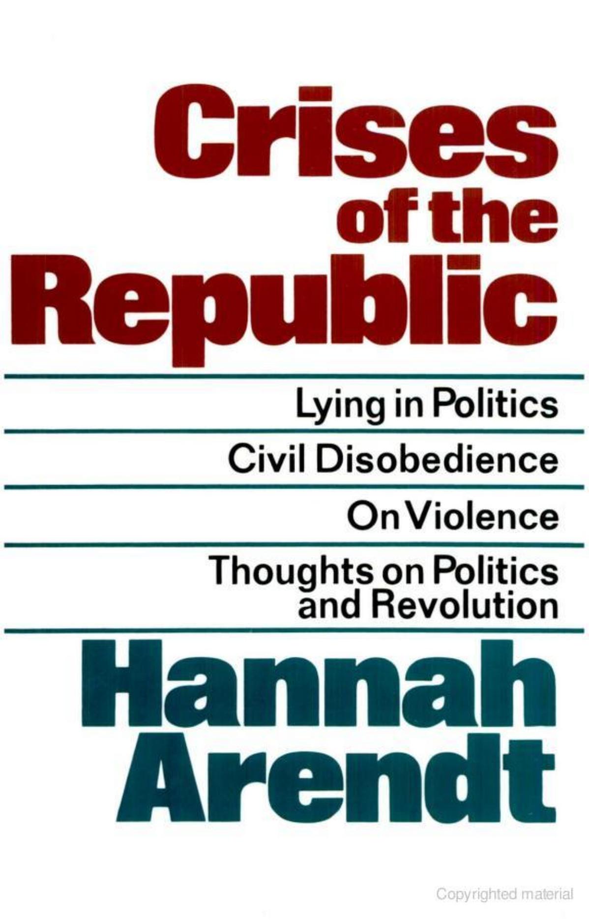Crises of the Republic